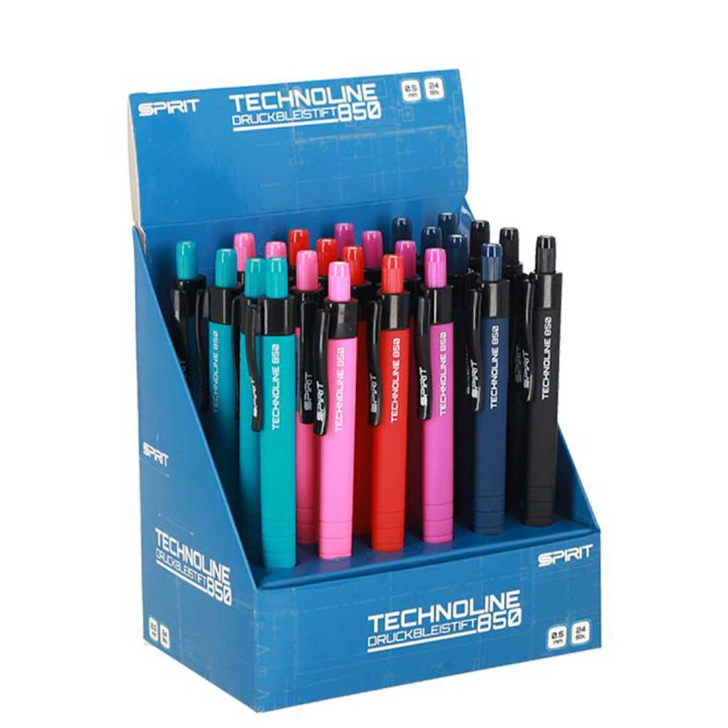 imagen de Spirit: Technoline 850 lápiz mecánico HB 0,5mm en varios colores 1ud 1