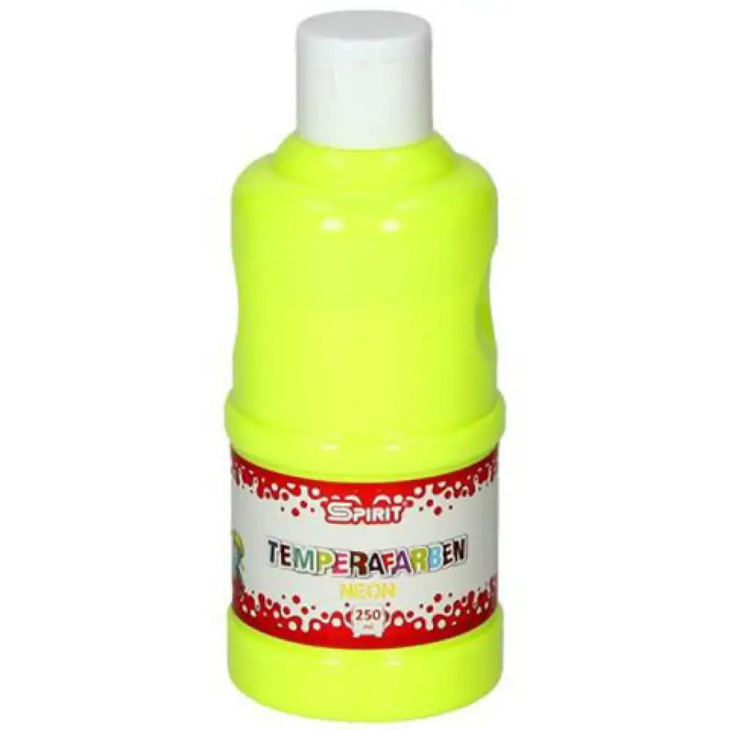 imagen de Spirit: Témpera de color amarillo neón 250ml 1