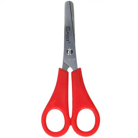 imagen de Spirit: Tijeras de punta redonda de 13 cm con hoja de acero inoxidable en varios colores 1ud 2