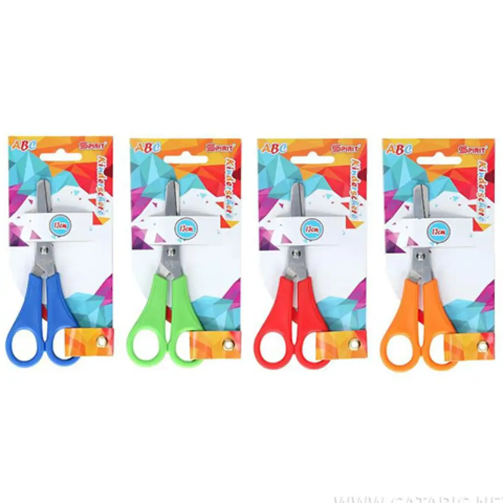 imagen de Spirit: Tijeras de punta redondeada de 13 cm con hoja de acero inoxidable en varios colores 1ud 1