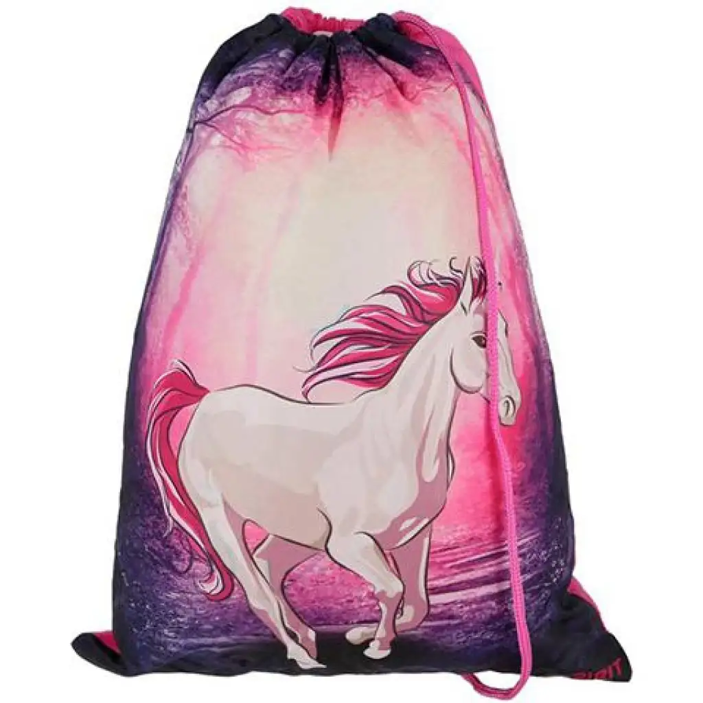 imagen de Spirit: Unicornio mágico 3D con diseño ergonómico set de mochila escolar de 5 piezas con luz LED 34x22x41cm 7