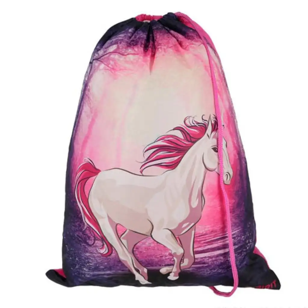 imagen de Spirit: Unicornio mágico set de mochila escolar de 5 piezas con accesorios y luz LED 8