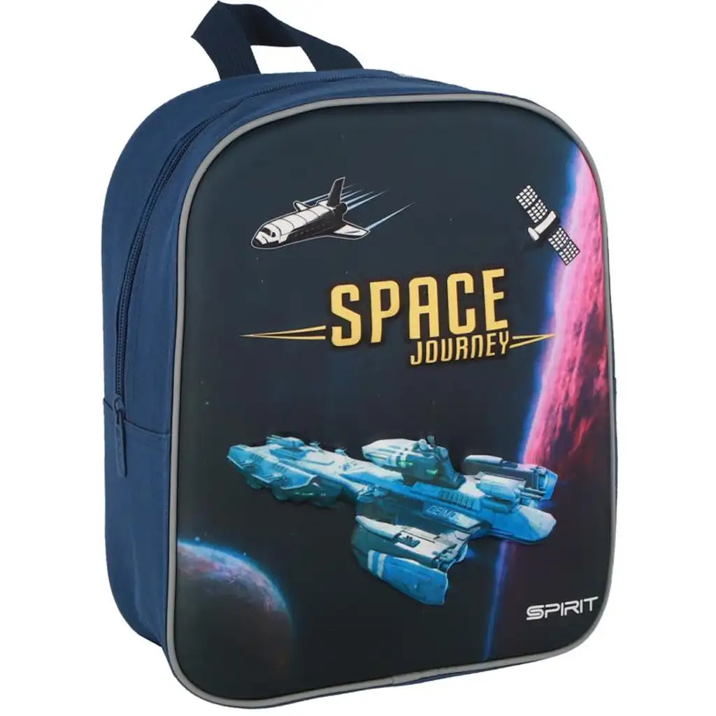 imagen de Spirit: Viaje Espacial mochila 3D con diseño redondeado para jardín de infantes 30x25x12cm 1