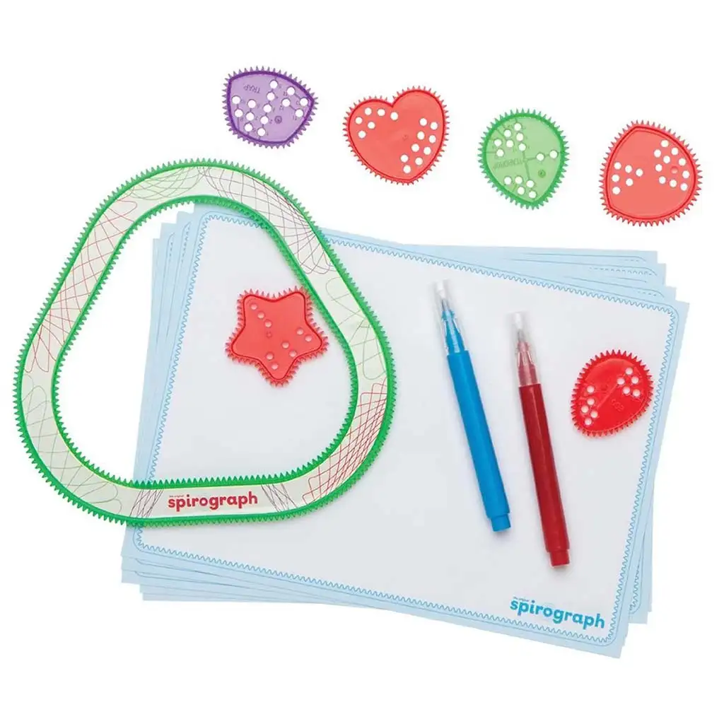 imagen de Spirograph: FUN Shapes Spirográfico - Formas divertidas set creativo de 10 piezas 2