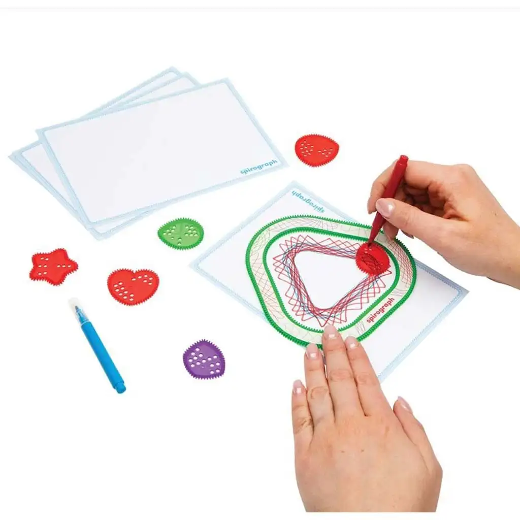 imagen de Spirograph: FUN Shapes Spirográfico - Formas divertidas set creativo de 10 piezas 3