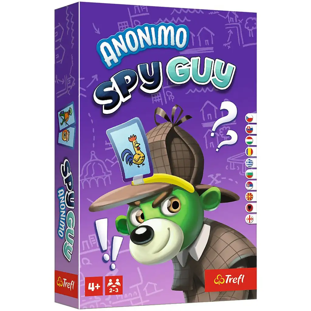 imagen de Spy Guy Anónimo juego de cartas - Trefl 1