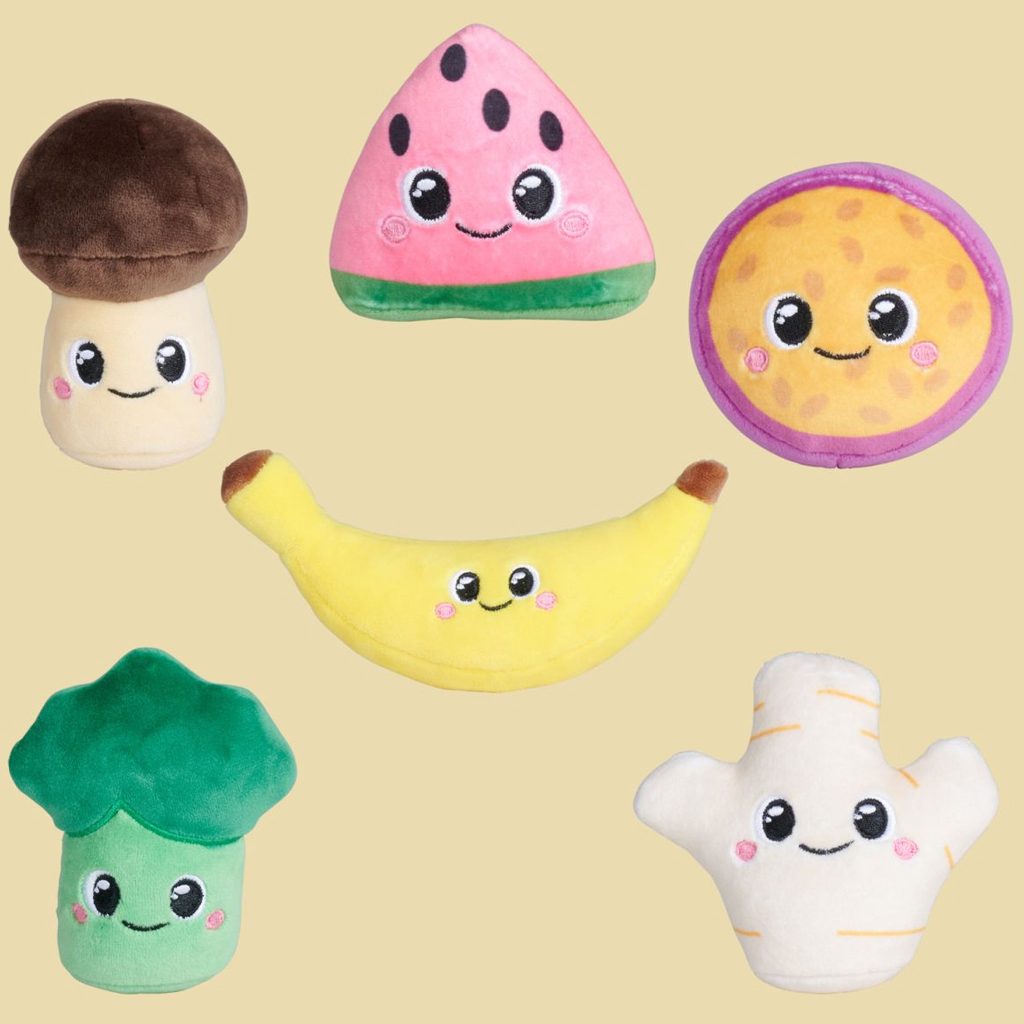 imagen de Squeezlings figura de peluche coleccionable suave de verduras y frutas verdes serie 2 1ud - Simba Toys 3