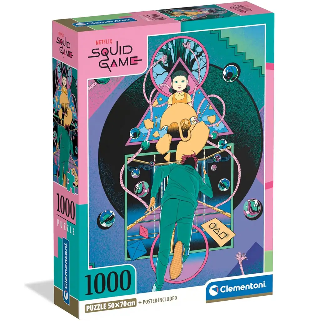 imagen de Squid Game 2: Gana tu vida puzzle de 1000 piezas - Clementoni 1
