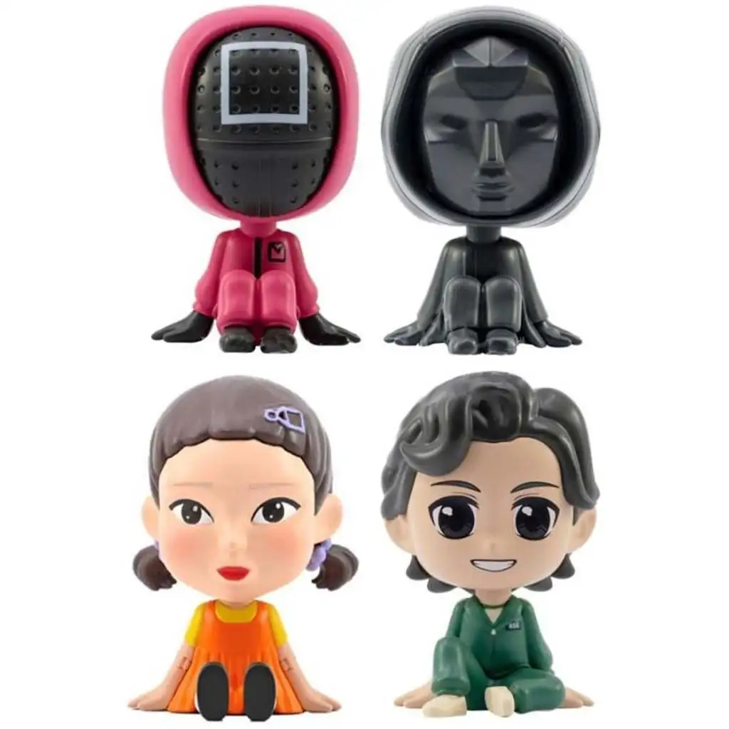 imagen de Squid Game Bobble Hero figura sorpresa mini de 8cm 2