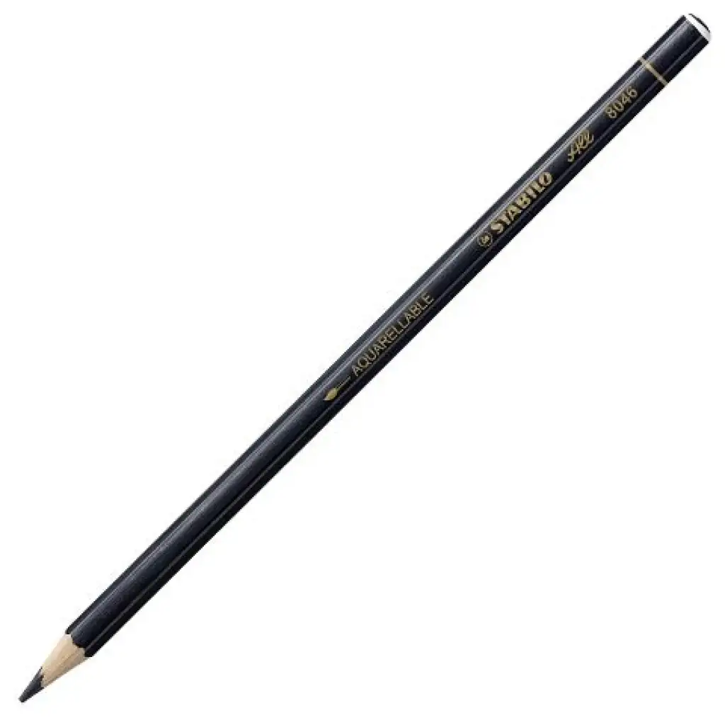 imagen de Stabilo: ALL lápiz hexagonal negro para escribir en cualquier superficie 1