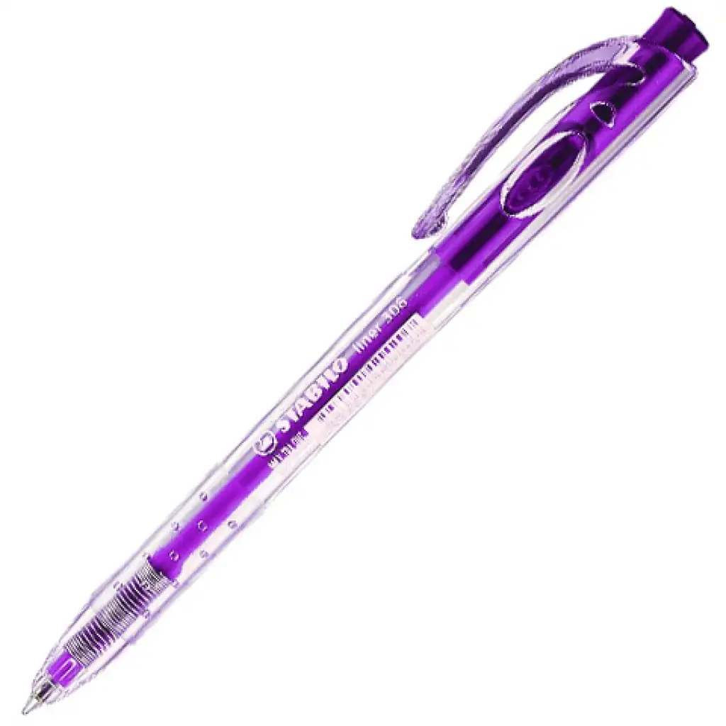 imagen de Stabilo: Bolígrafo de tinta de color púrpura 0,38mm 1