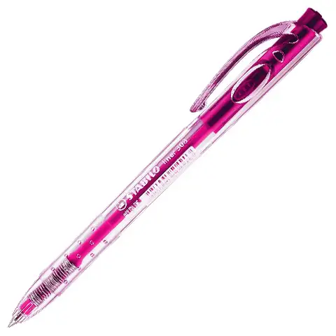 imagen de Stabilo: Bolígrafo de tinta rosa 0,38mm 1