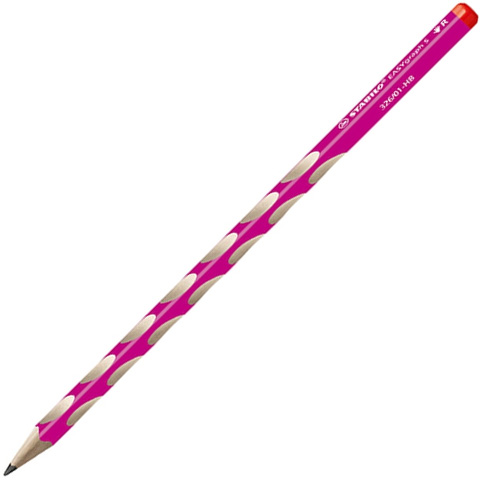 imagen de Stabilo: EASYgraph R lápiz de grafito triangular delgado HB rosa 1