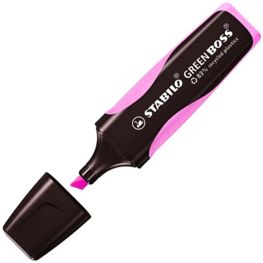 imagen de Stabilo: GREEN BOSS resaltador pastel rosa 1