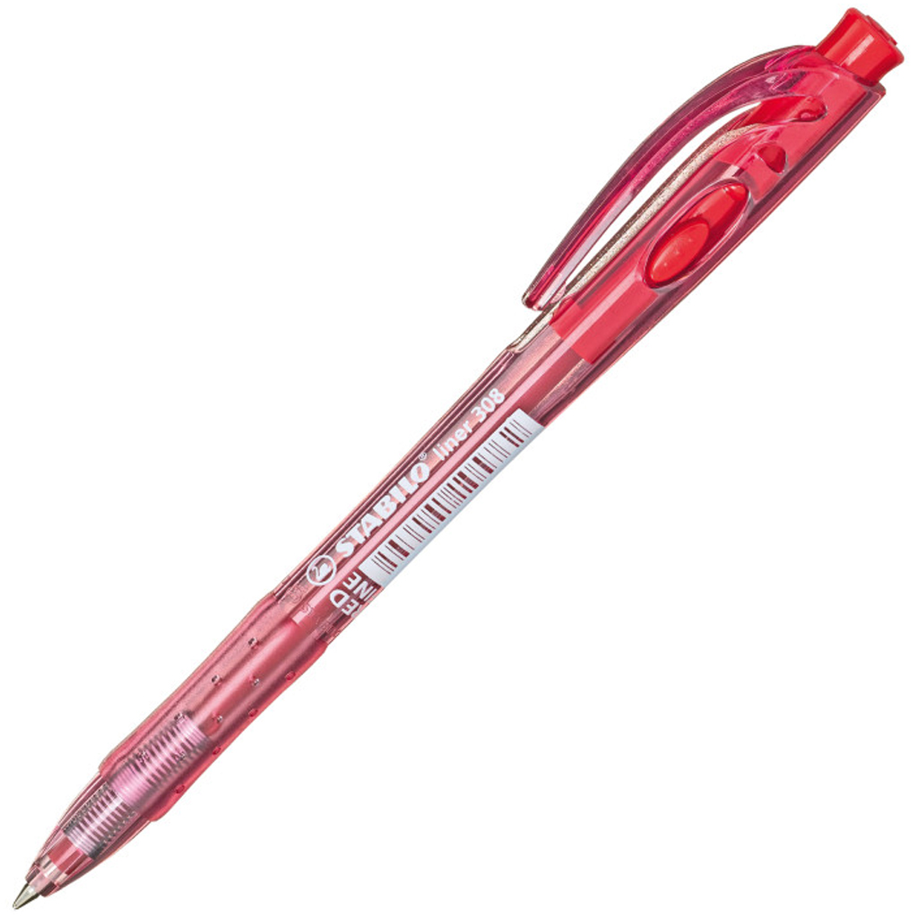 imagen de Stabilo: Liner 308 bolígrafo de color rojo 0,7mm 1