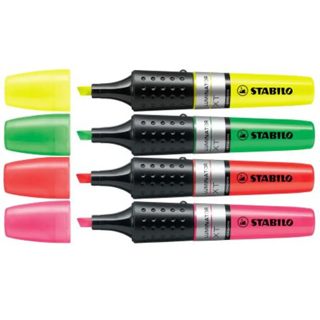 imagen de Stabilo: Luminator resaltador de texto set de 4 piezas 2