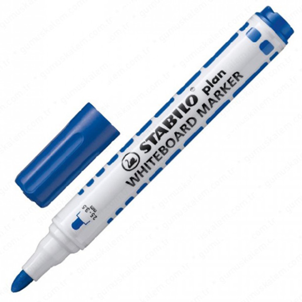 imagen de Stabilo: Marcador de pizarra blanca en color azul 2