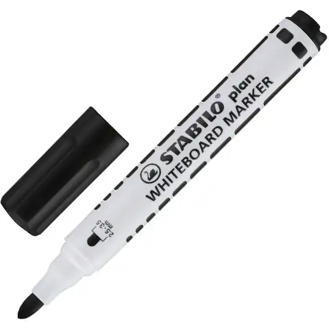 imagen de Stabilo: Marcador Plan WhiteBoard de pizarra en color negro 2