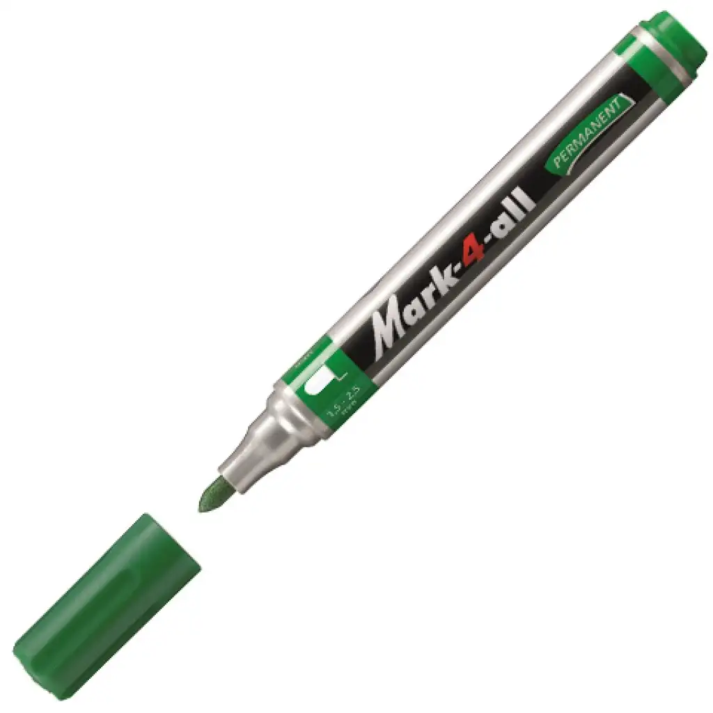 imagen de Stabilo: Mark-4-All bolígrafo de punta redonda de alcohol en color verde 2