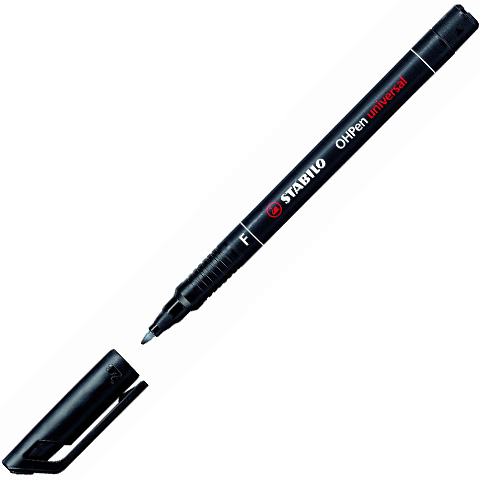 imagen de Stabilo OHPen universal F rotulador de alcohol negro 0,7mm 2