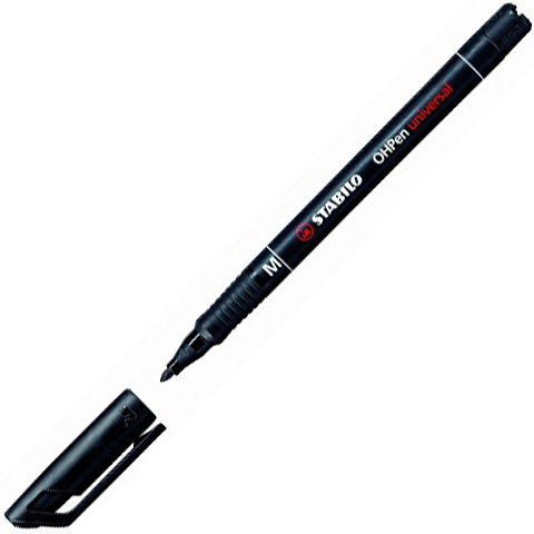 imagen de Stabilo OHPen universal M rotulador de alcohol negro 1mm 2