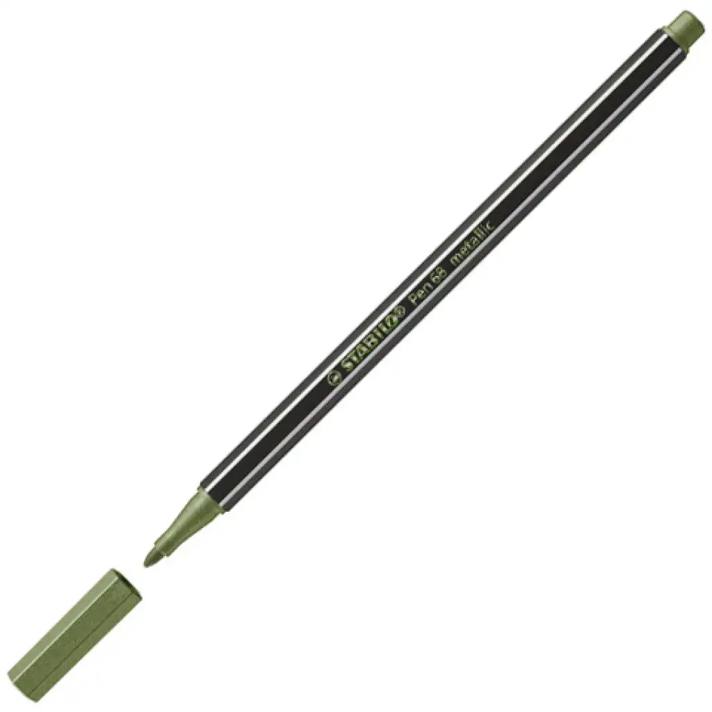 imagen de Stabilo: Pen 68 1,4mm rotulador metálico verde claro 1