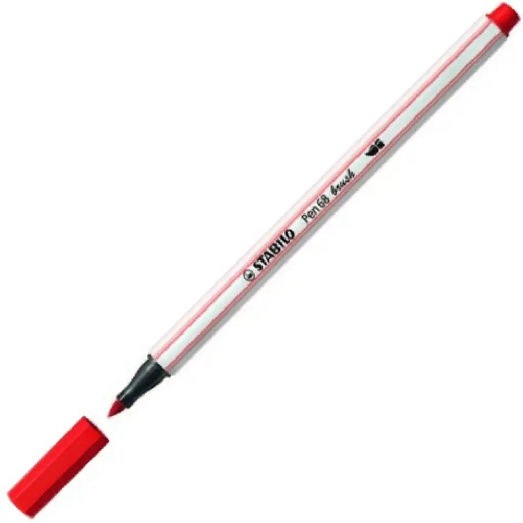 imagen de Stabilo: Pen 68 brush rotulador carmesí 1