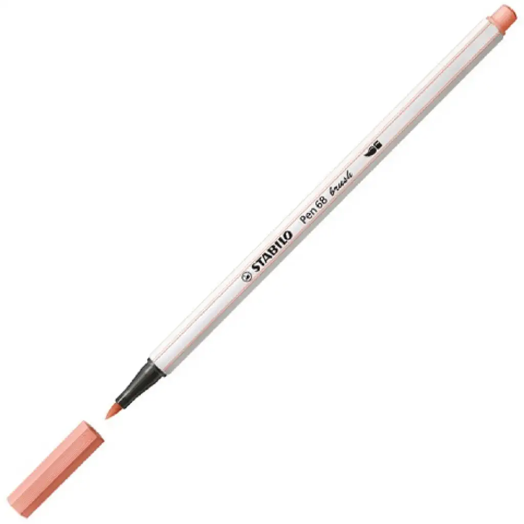 imagen de Stabilo: Pen 68 brush rotulador melocotón 1