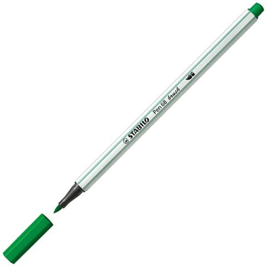 imagen de Stabilo: Pen 68 brush rotulador verde 1