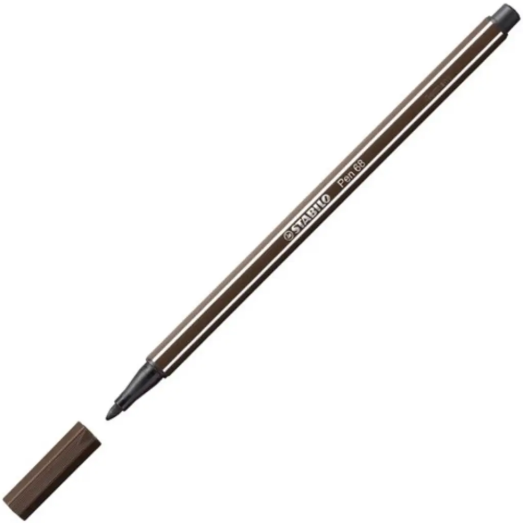 imagen de Stabilo: Pen 68 marrón oscuro rotulador 1