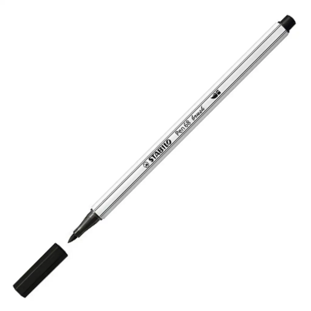 imagen de Stabilo: Pen 68 rotulador de pincel en color gris frío 2