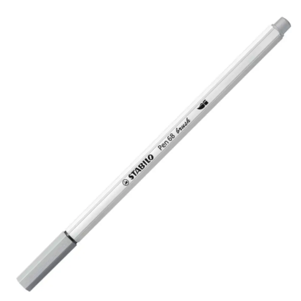imagen de Stabilo: Pen 68 rotulador de pincel en color gris frío 1