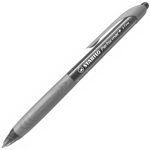 imagen de Stabilo: Performer+ X-Fine bolígrafo negro/gris 1