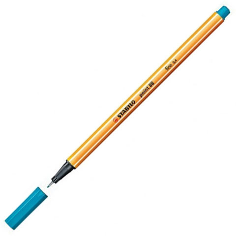 imagen de Stabilo: Point 88 azul turquesa rotulador 0,4mm 1