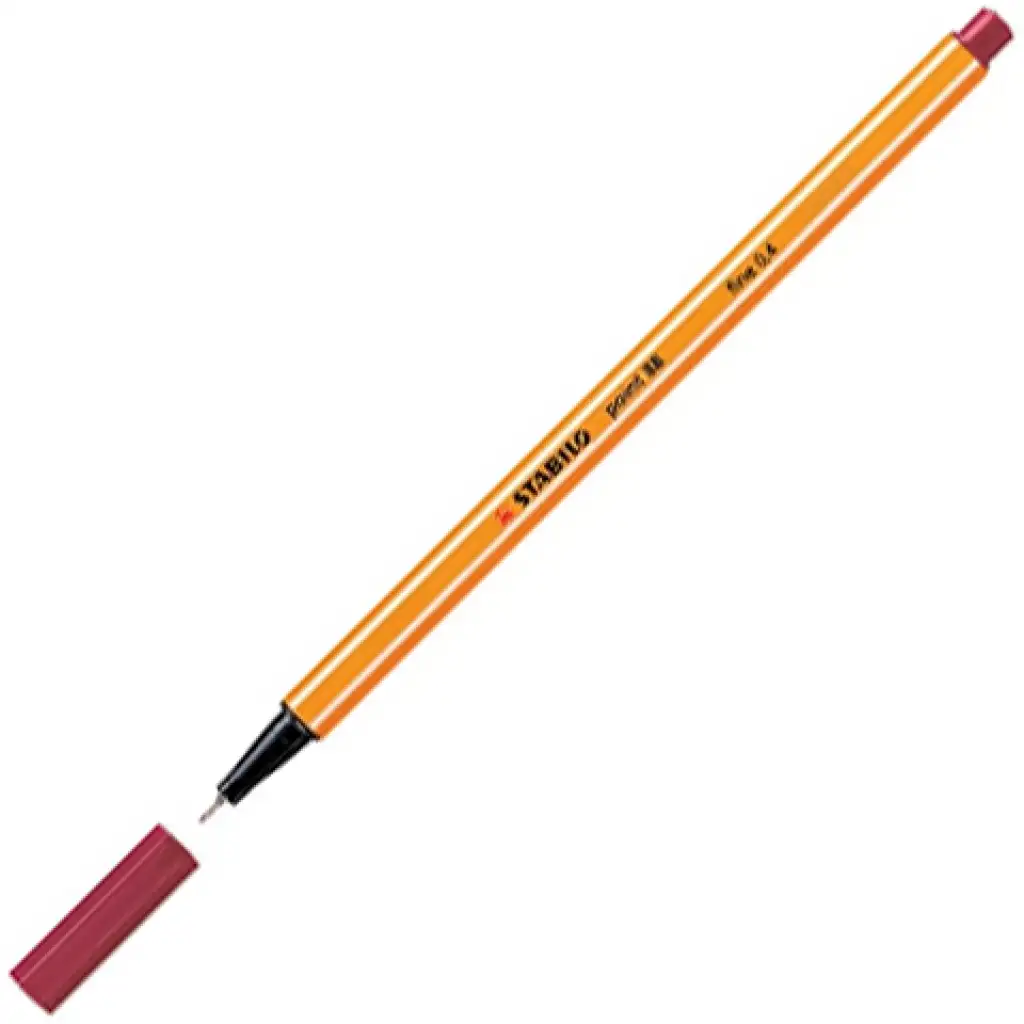 imagen de Stabilo: Point 88 rotulador burdeos 0,4mm 2