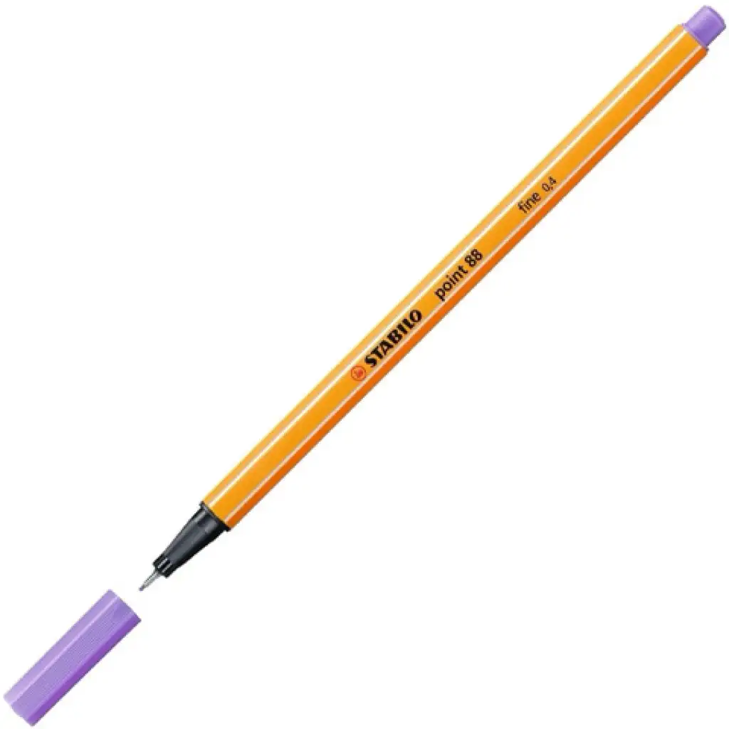 imagen de Stabilo: Point 88 rotulador de punta fina color lila claro 0,4mm 2