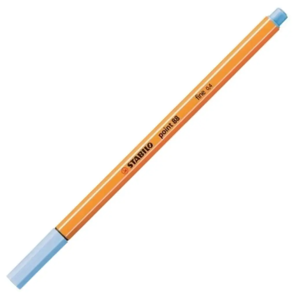imagen de Stabilo: Point 88 rotulador de punta fina de 0,4 mm en color azul hielo 1