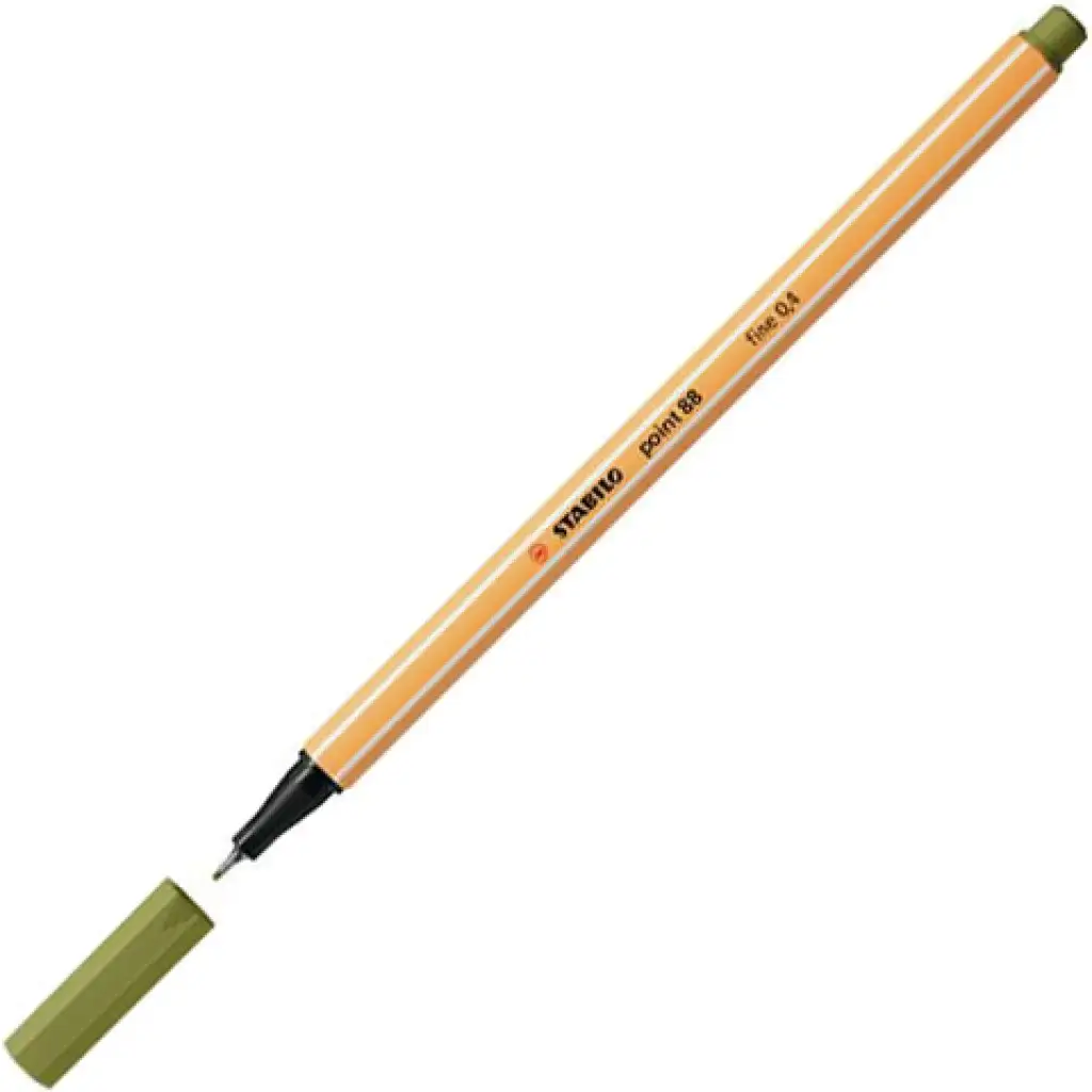 imagen de Stabilo: Point 88 rotulador verde oliva 1
