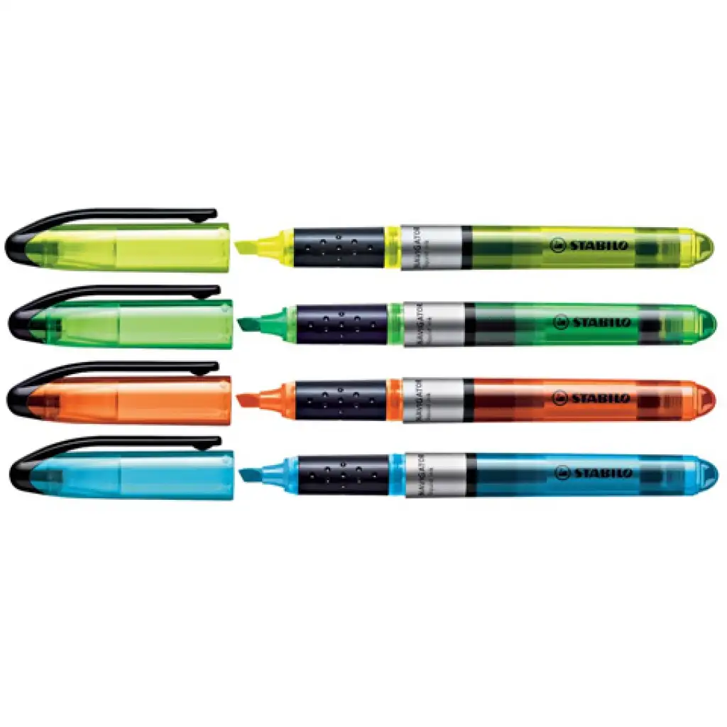 imagen de Stabilo: Resaltador Navigator 1-4mm set de 4 unidades 2