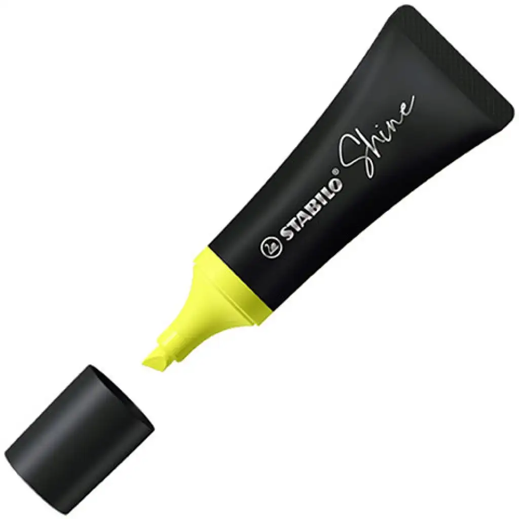 imagen de Stabilo: Resaltador Shine de color amarillo 1