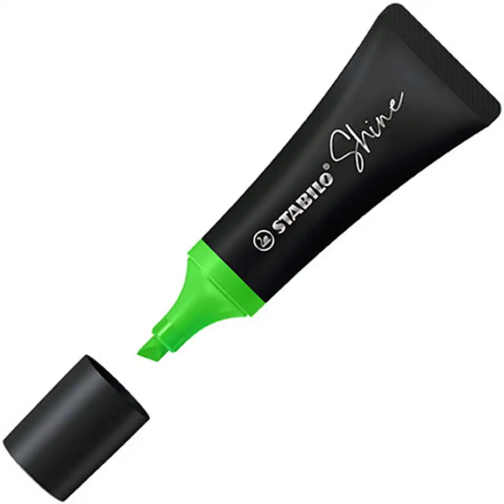 imagen de Stabilo: Resaltador Shine de color verde 1