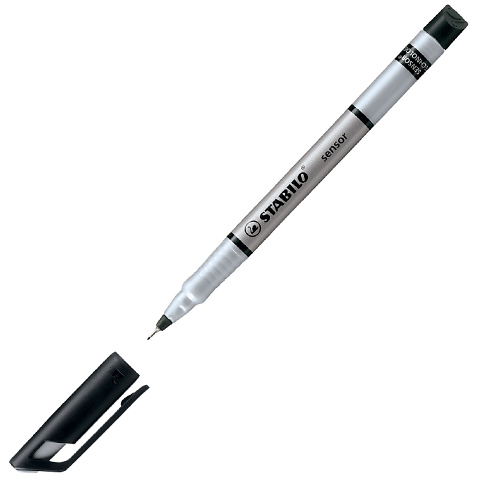 imagen de Stabilo: Sensor "F" rotulador de tinta alcohólica 0,3mm negro 1