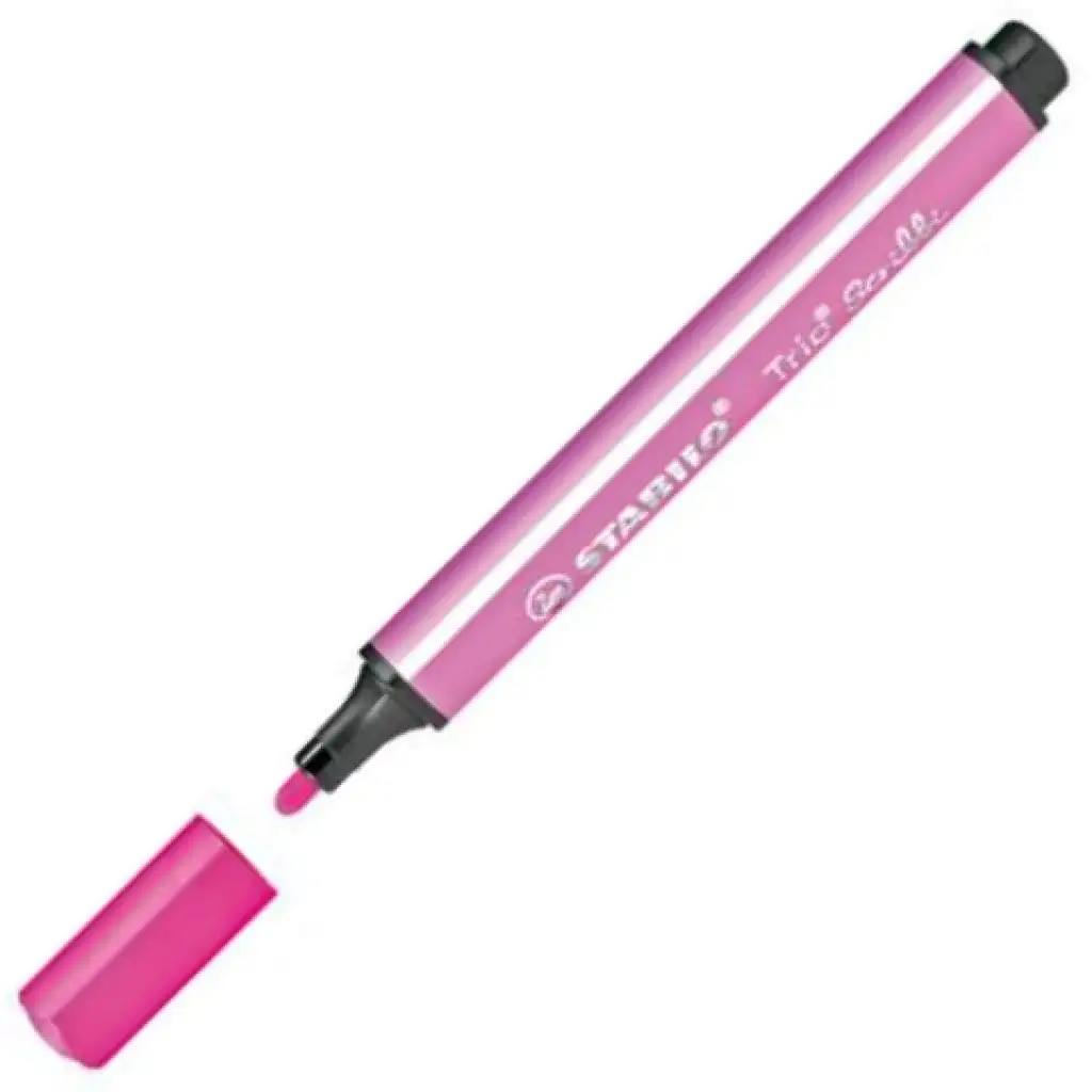 imagen de Stabilo: Trio Scribbi rotulador triangular de color rosa 2