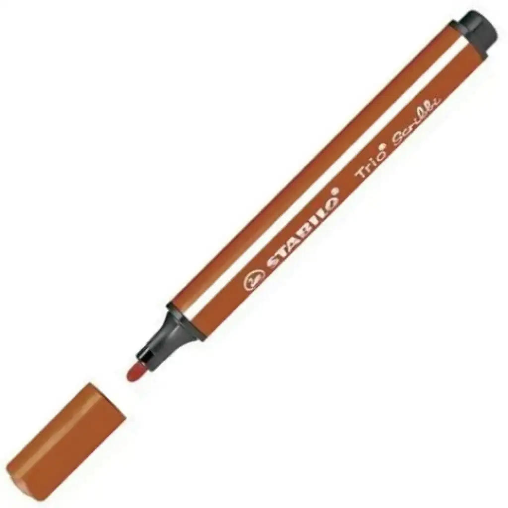 imagen de Stabilo: Trio Scribble rotulador triangular color marrón claro 2