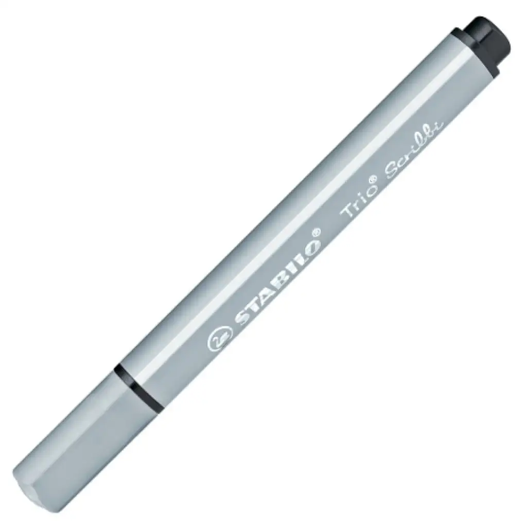 imagen de Stabilo: Trio Scribble rotulador triangular en color gris claro 1