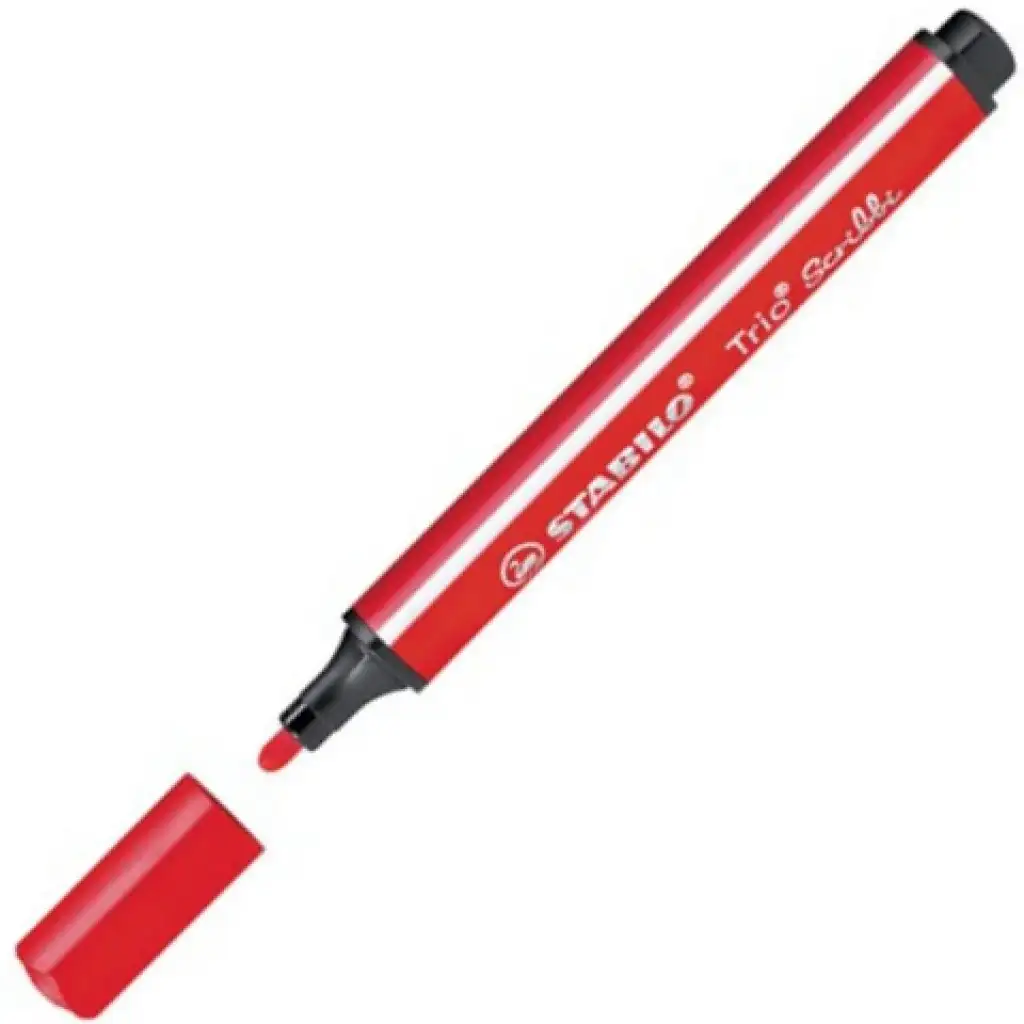 imagen de Stabilo: Trio Scribble rotulador triangular en color rojo 2