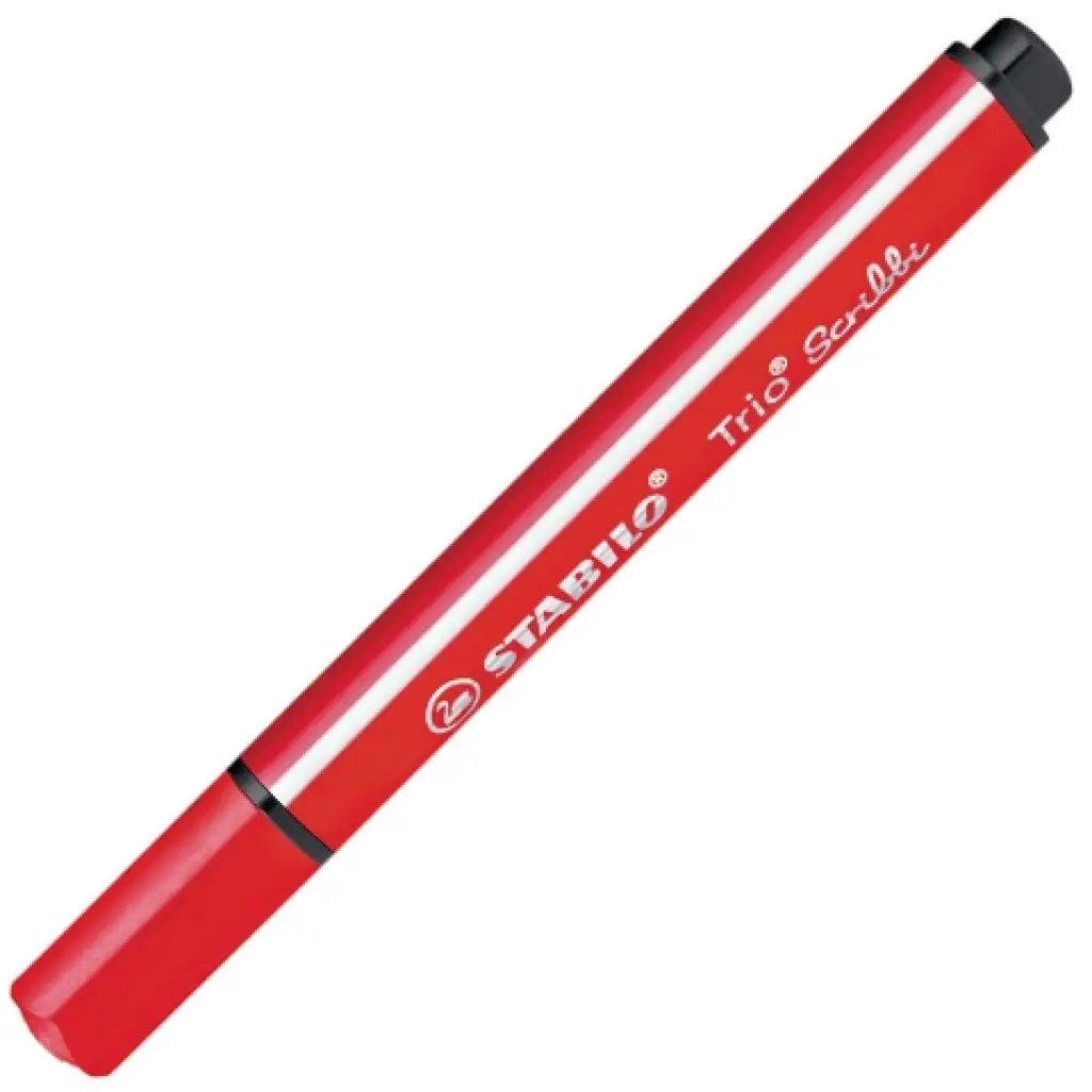 imagen de Stabilo: Trio Scribble rotulador triangular en color rojo 1