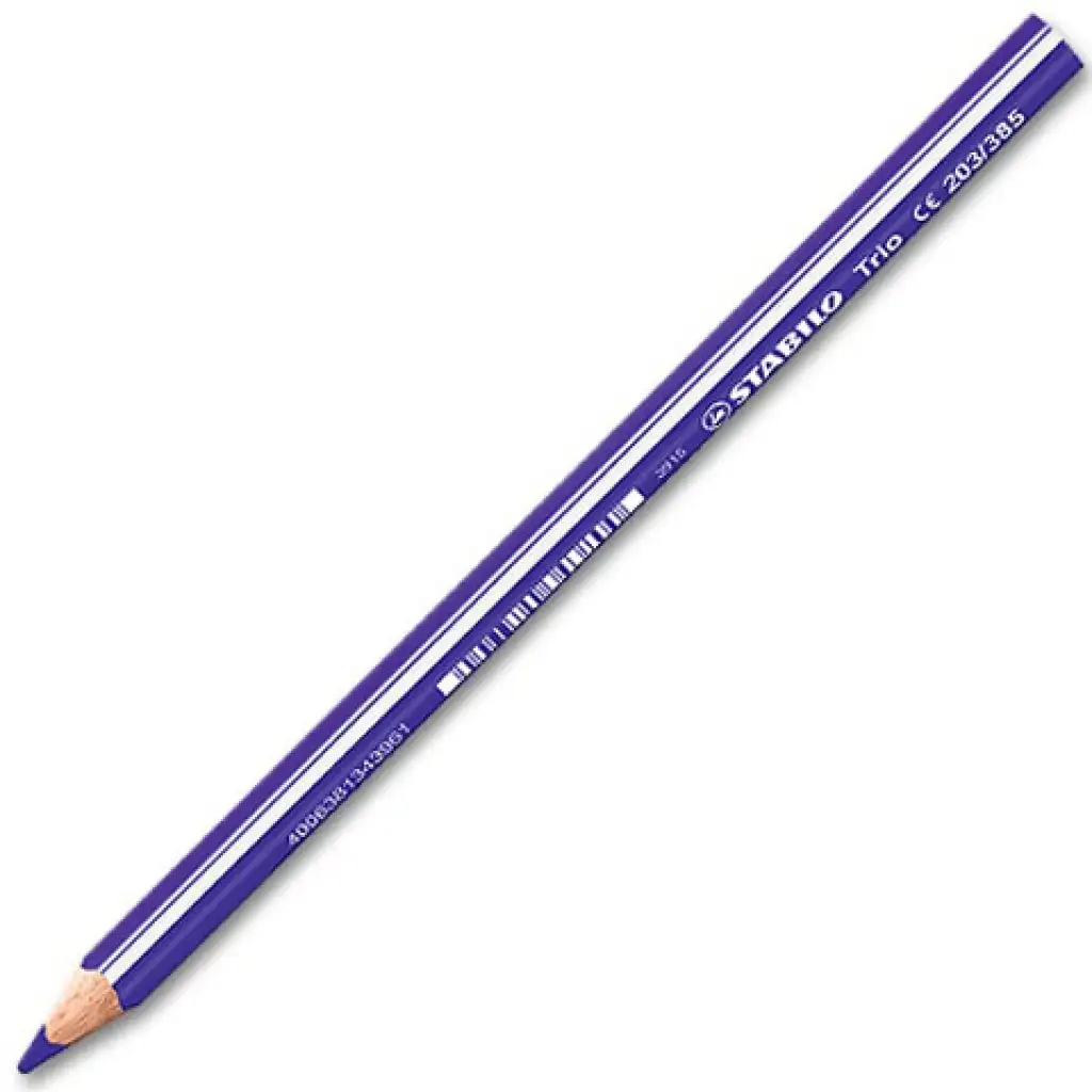 imagen de Stabilo: Trio Thick grueso triángulo lápiz de color morado oscuro 1ud 1