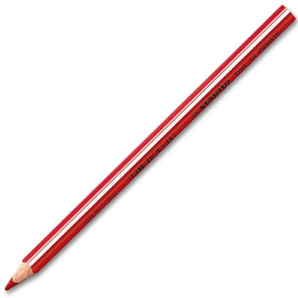 imagen de Stabilo: Trio Thick grueso triángulo lápiz de color rojo 1ud 1