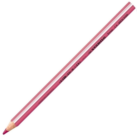 imagen de Stabilo: Trio Thick grueso triángulo rosa lápiz de colores 1ud 1